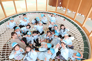 ネット遊具楽しかったね！　さくら