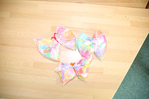 紙吹雪楽しかったね　ぺんぎん