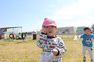 お散歩たのしかったね　ひよこ