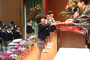 第71回　エンゼル幼稚園卒園証書授与式 　NO.2