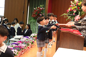 第71回　エンゼル幼稚園卒園証書授与式 　NO.2