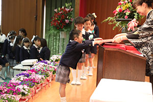 第71回　エンゼル幼稚園卒園証書授与式 　NO.2