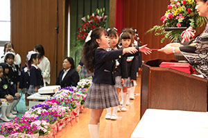 第71回　エンゼル幼稚園卒園証書授与式 　NO.2