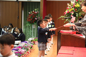 第71回　エンゼル幼稚園卒園証書授与式 　NO.2