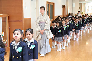 第71回　エンゼル幼稚園卒園証書授与式 　NO.1