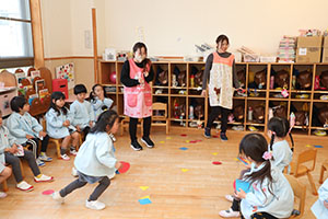 色選びいす取りゲーム　ぱんだ